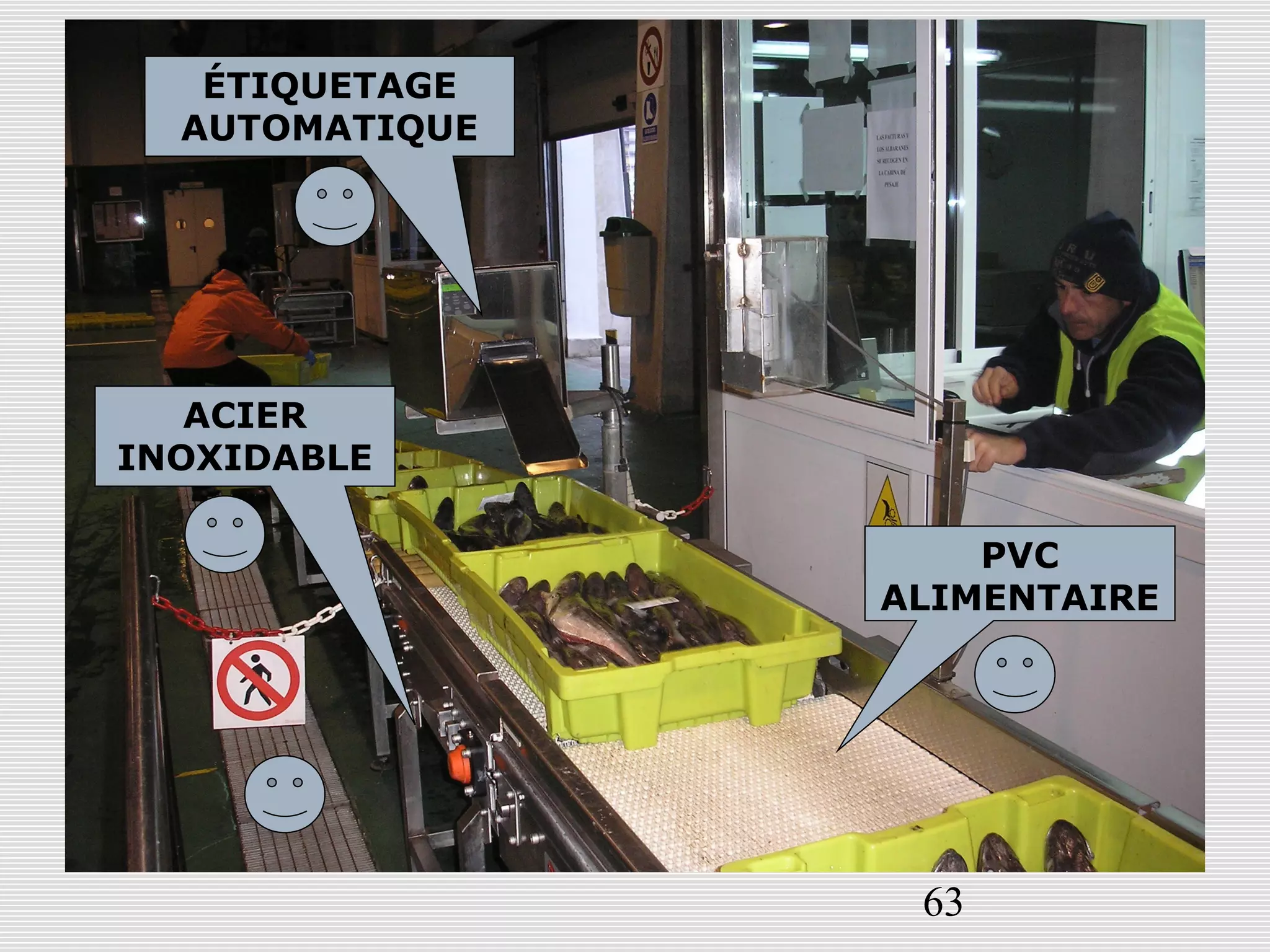 63
ÉTIQUETAGE
AUTOMATIQUE
PVC
ALIMENTAIRE
ACIER
INOXIDABLE
 