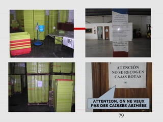 79
ATTENTION, ON NE VEUX
PAS DES CAISSES ABIMÉES
 