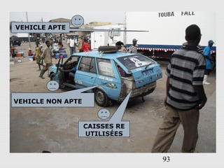 93
VEHICLE NON APTE
VEHICLE APTE
CAISSES RE
UTILISÉES
 