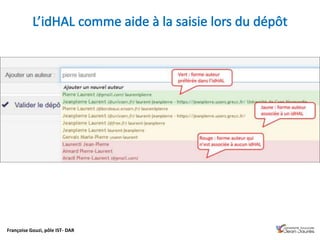 Françoise Gouzi, pôle IST- DAR
 