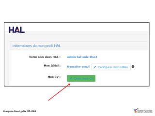 Françoise Gouzi, pôle IST- DAR
 