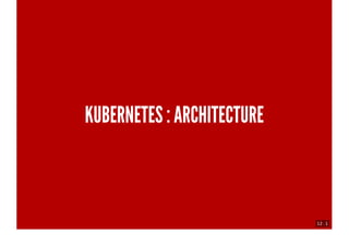 12 . 1
KUBERNETES : ARCHITECTURE
 