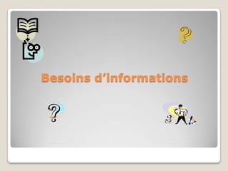 Besoins d’informations
 
