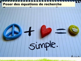 Poser des équations de recherche 