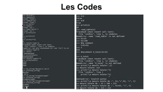 Les Codes
 