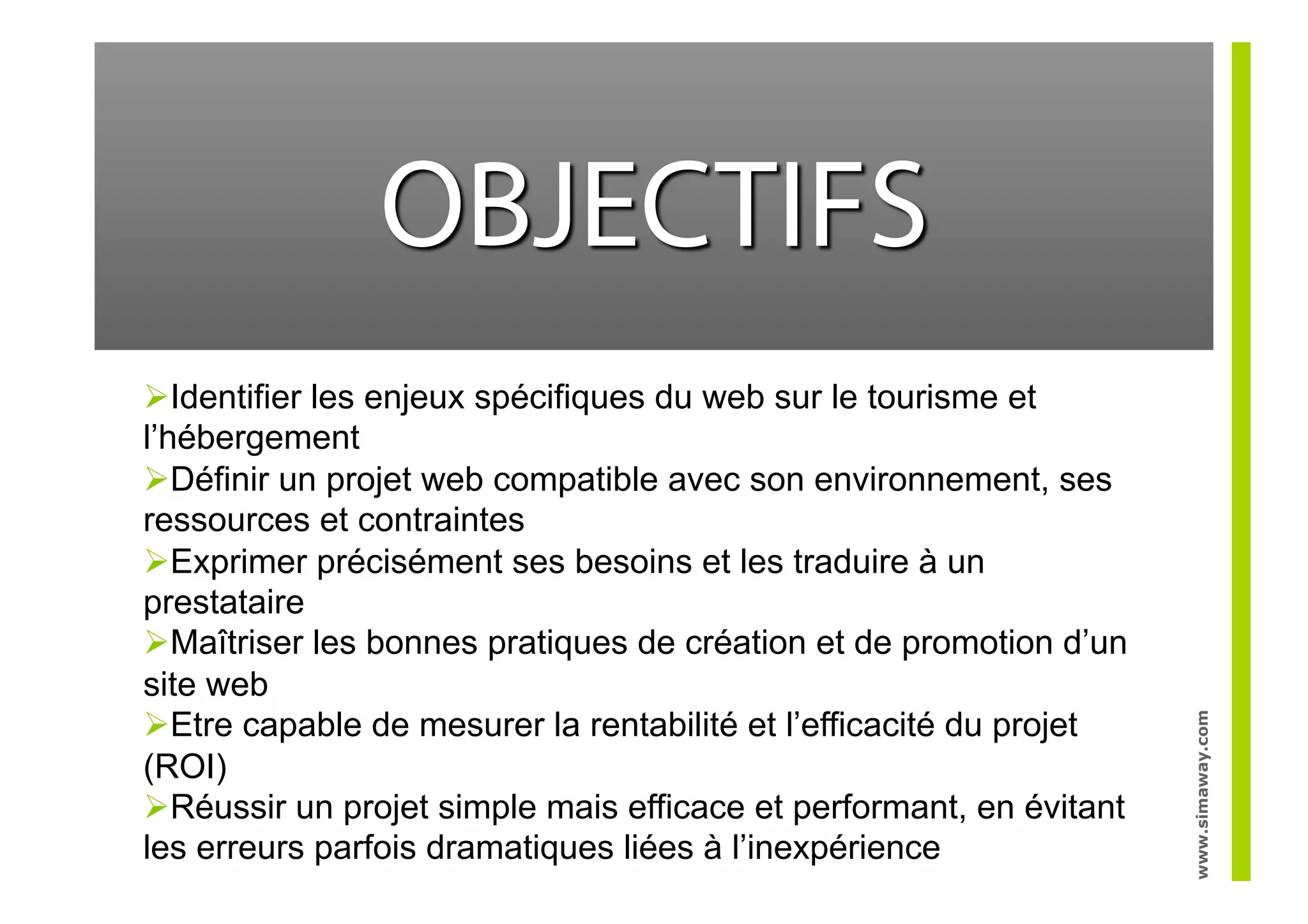 Formation E-tourisme Reussir Son Site Internet (hotel et gite)