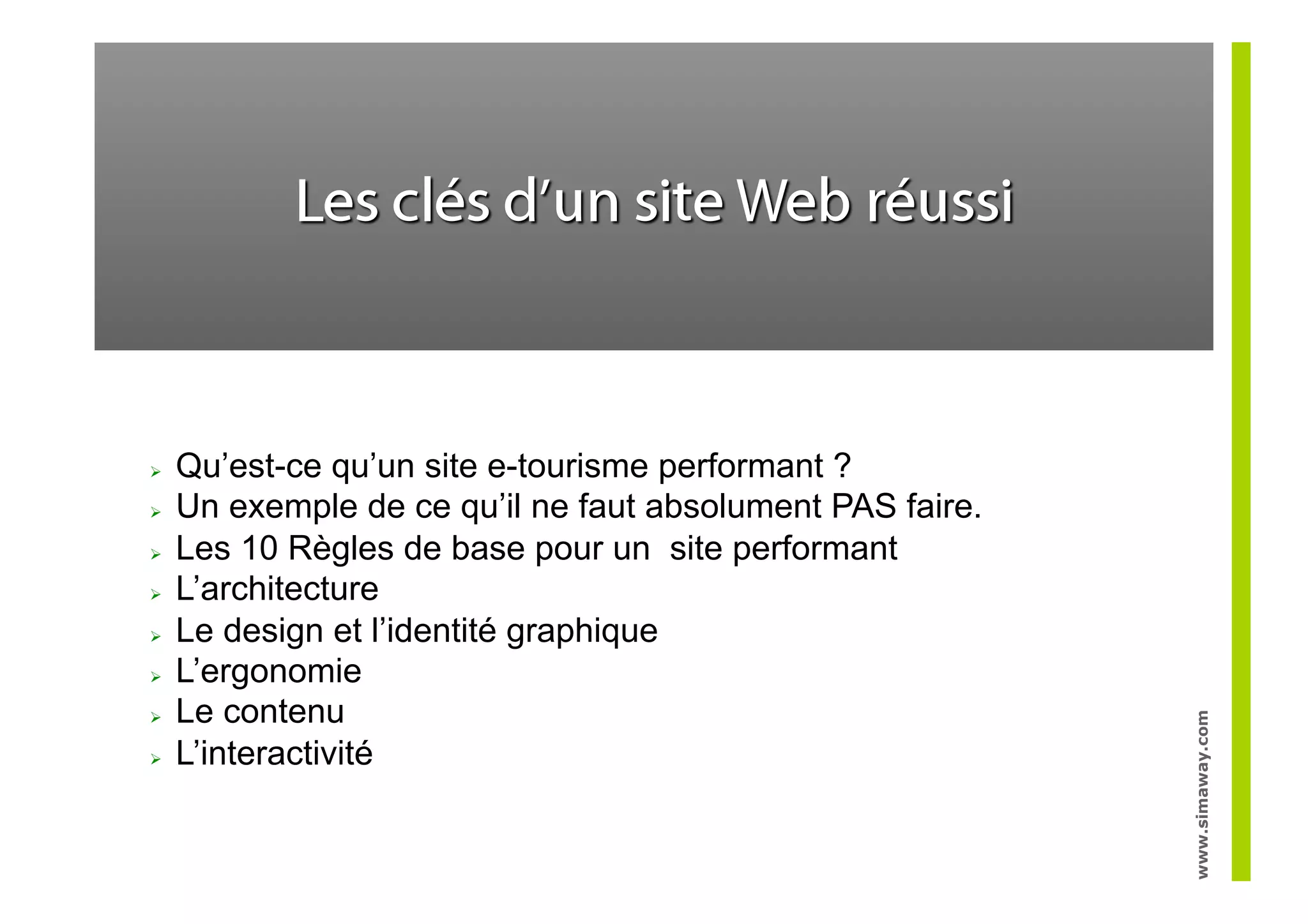 Formation E-tourisme Reussir Son Site Internet (hotel et gite)