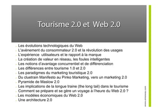 Formation E-tourisme et Web 2.0 (Tourisme 2.0)