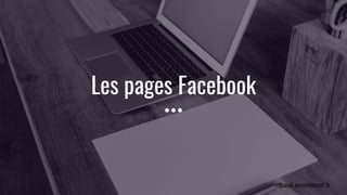 paul.ammeloot.fr
Les pages Facebook
 