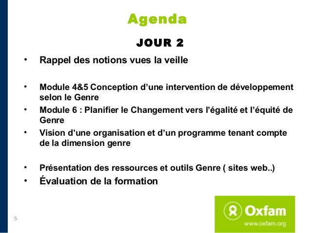 Formation genre du 13 au 14 aout 2013