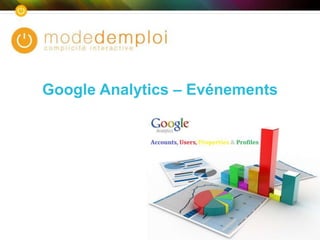 Google Analytics – Evénements
 