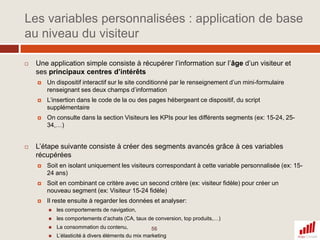 Zoom sur la section Fidélité des visiteursExemple d’un site de pronostics sportifs3370 % de visiteurs non fidèles, 30% de visiteurs fidèles