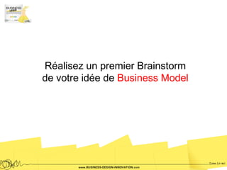 Réalisez un premier Brainstorm
de votre idée de Business Model
 