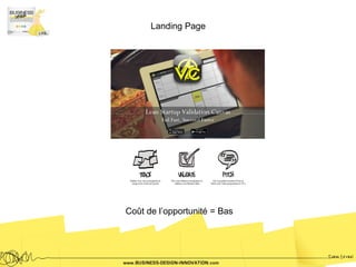 Landing Page




Coût de l’opportunité = Bas
 