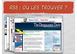 RSS : OU LES TROUVER ?
 