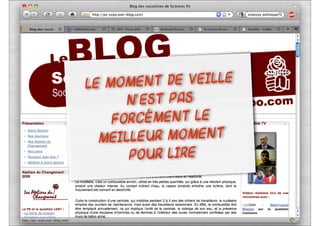 LE
L E MOMENT DE VEIL
       N’EST PAS
     FORCÉMENT LE
 MEILLEUR MOMENT
     POUR LIRE
 