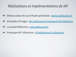 Introduction aux protocoles IIIF. Formation Enssib 23.01.2019 (Régis Robineau) Slide 153
