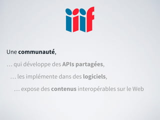 Introduction aux protocoles IIIF. Formation Enssib 23.01.2019 (Régis Robineau) Slide 6