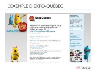 L’EXEMPLE D’EXPO-QUÉBEC
 