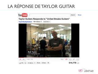 LA RÉPONSE DE TAYLOR GUITAR
 