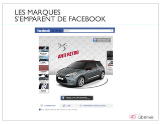 LES MARQUES
S’EMPARENT DE FACEBOOK
 