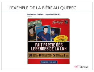 L’EXEMPLE DE LA BIÈRE AU QUÉBEC
 