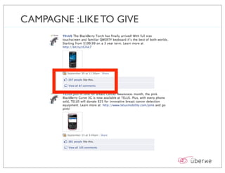 CAMPAGNE :LIKE TO GIVE
 
