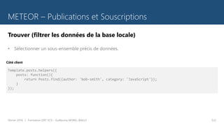 Formation JavaScript full-stack (JS, jQuery, Node.js...)