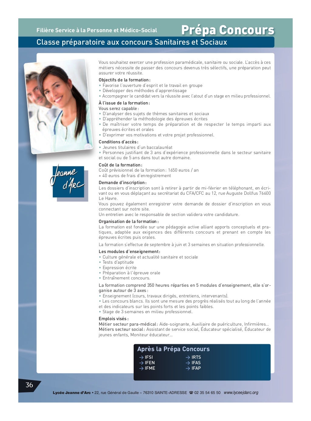 Formations JeanneD'Arc Sainte Adresse