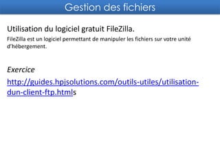 Gestion des menusLe menu est essentiel pour que le visiteur puisse accéder au contenu du site, peu importe la page où il se trouve.La gestion des menus, accessible à partir du panneau d’administration du site ou du menu Menus, permet de voir tous les menus existants et d’en ajouter des nouveaux à l’aide du bouton Nouveau.