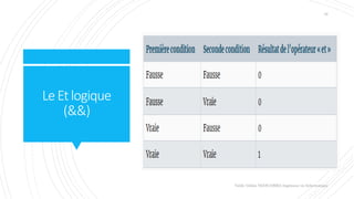 LeEtlogique
(&&)
Valdy Gildas NGOUABIRA Ingénieur en Informatique
16
 