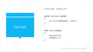 Exemple
Valdy Gildas NGOUABIRA Ingénieur en Informatique
32
 