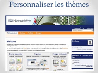 Personnaliser les thèmes
 