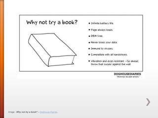 Image : Why not try a book? – Doghouse Diaries.
 