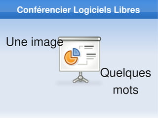 Conférencier Logiciels Libres


Une image

                    Quelques
                      mots
 