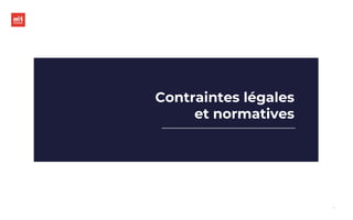 m2iformation.fr
Contraintes légales
et normatives
 