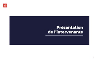 m2iformation.fr
Présentation
de l’intervenante
 