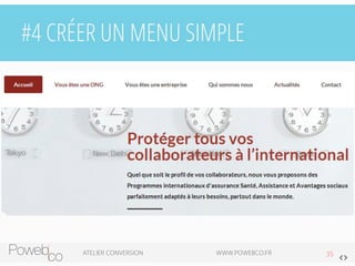 #4 CRÉER UN MENU SIMPLE  