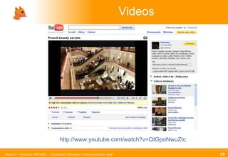 Videos http://www.youtube.com/watch?v=QtGpoNwuZtc 
