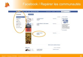Facebook / Repérer les communautés 