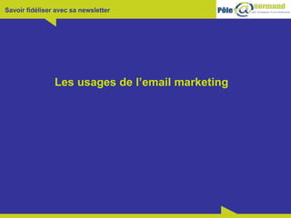 Les usages de l’email marketing 