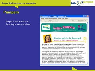 Pampers  Ne peut pas mettre en  Avant que ses couches 