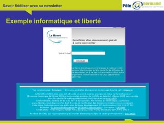 Exemple informatique et liberté 