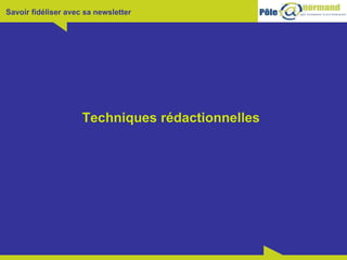 Techniques rédactionnelles  