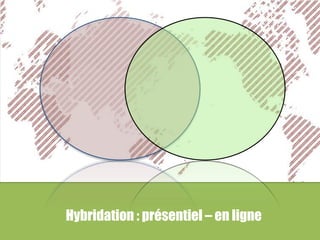 Hybridation : présentiel – en ligne
 