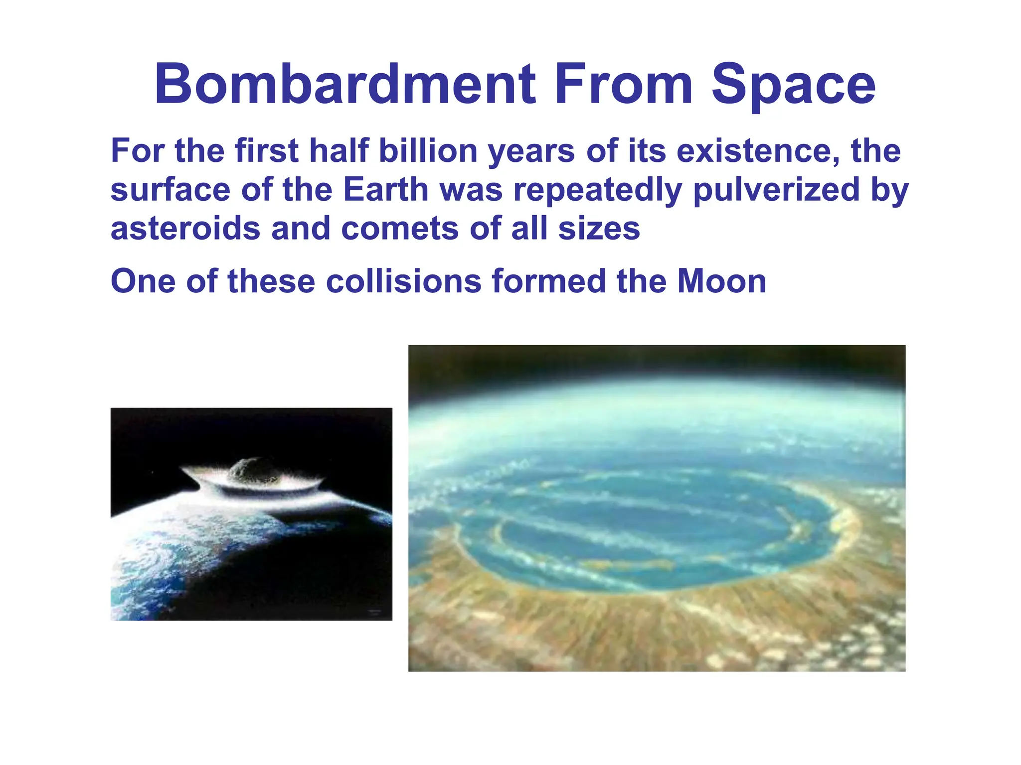 Theories of Formation of Earth and Moon PowerPoint | PPT