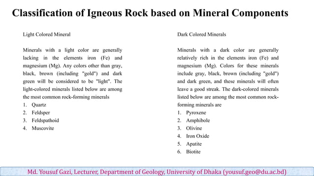 Formation of igneous rocks | PDF