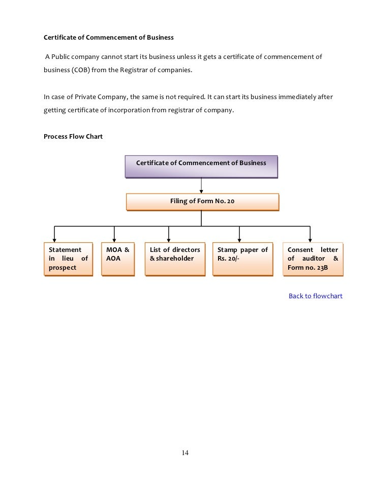 formation of indian company 29 05 20091 flow chart company