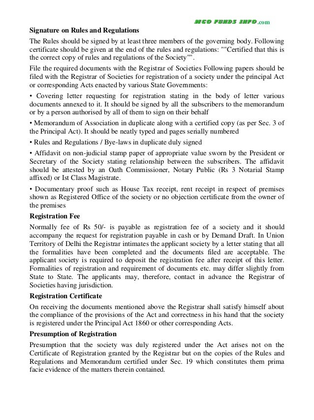 ngo memorandum pdf of Formation pdf ngo of