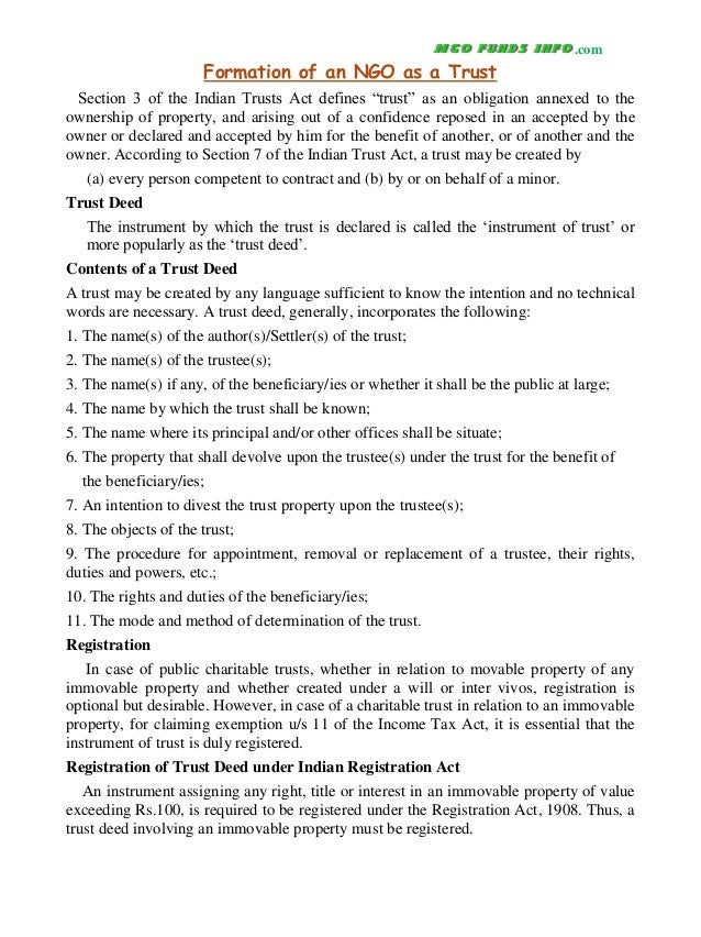 pdf memorandum ngo of ngo Formation pdf of